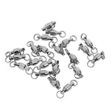 Maxbell 40pcs Heavy Duty Ball Bearing Swivels Connectors Fishing Accessory 2# 4#