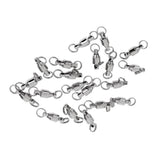 Maxbell 40pcs Heavy Duty Ball Bearing Swivels Connectors Fishing Accessory 2# 4#