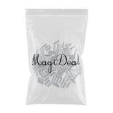 Maxbell 200Pcs Single Aluminum Fishing Crimp Sleeves Tube Fishing Tackle Sleeves