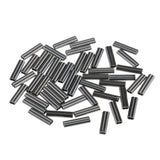 Maxbell 3xDouble Barrel Copper Crimp Sleeves Fishing Crimps for Rig Making 0.8mm Bore