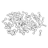 Maxbell 50pcs Alloy Brass Sinker Eyes Eyelets for Lead Weight Mold Fishing Tackle L - Aladdin Shoppers