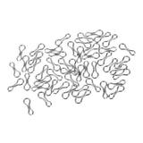 Maxbell 50pcs Alloy Brass Sinker Eyes Eyelets for Lead Weight Mold Fishing Tackle L - Aladdin Shoppers