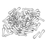 Maxbell 100pcs Fishing Quick Change Hawaiian Snaps Swivels Baits Lures Clip Links