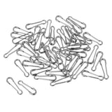 Maxbell 100pcs Fishing Quick Change Hawaiian Snaps Swivels Baits Lures Clip Links