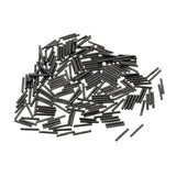 Maxbell 400 Pieces Single Barrel Copper Crimp Sleeves Fishing Crimps for Rig Making
