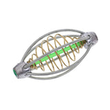Maxbell Maxbell 6 Wire Method Carp Fishing Feeder Lead Sinker Bait Thrower S with spring