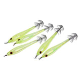 Maxbell Noctilucent Squid Lures Cuttlefish Saltwater Fishing Lure Hook Bait Yellow - Aladdin Shoppers