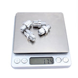 Maxbell 24Pcs Aluminum Bike Brake Handle Adjustment Screws Bike Accessories Silver