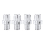 Maxbell 24Pcs Aluminum Bike Brake Handle Adjustment Screws Bike Accessories Silver