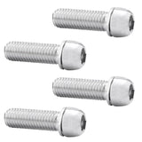 Maxbell 40Pcs Bicycle Stem Screws Water Bottle Cage Bolts Socket Screws Silver M7