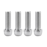 Maxbell 40Pcs Bicycle Stem Screws Water Bottle Cage Bolts Socket Screws Silver M7