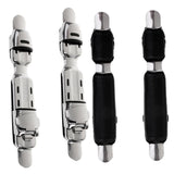 Maxbell 4 Pieces Fishing Reel Seat Deck Wheel Rod Clip Pole Fitted Deck Rod Building