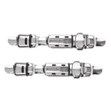 Maxbell 4 Pieces Fishing Reel Seat Deck Wheel Rod Clip Pole Fitted Deck Rod Building