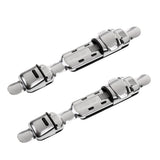 Maxbell 4 Pieces Fishing Reel Seat Deck Wheel Rod Clip Pole Fitted Deck Rod Building