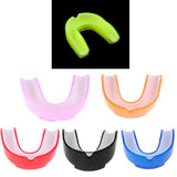 Maxbell EVA Mouth Guard Mouthguard Gum Shield Boxing MMA Teeth Protection Red & Blue