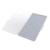 Maxbell 2pcs Fly Fishing Box Super Slim Waterproof Fishing Flies Lure Box 2 Size
