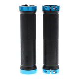 Maxbell Maxbell 1 Pair Mountain Bike Handlebar Cover Grips Smooth Soft Rubber Handle Blue