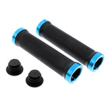 Maxbell Maxbell 1 Pair Mountain Bike Handlebar Cover Grips Smooth Soft Rubber Handle Blue