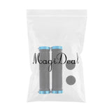Maxbell Maxbell 1 Pair Mountain Bike Handlebar Cover Grips Smooth Soft Rubber Handle Blue