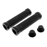 Maxbell Maxbell 1 Pair Mountain Bike Handlebar Cover Grips Smooth Soft Rubber Handle Black