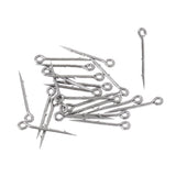 Maxbell 40Pcs High-carbon Steel Sea Fishing Worm Hooks Fishhook Live Bait Hooks