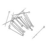 Maxbell 40Pcs High-carbon Steel Sea Fishing Worm Hooks Fishhook Live Bait Hooks