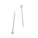 Maxbell 40Pcs High-carbon Steel Sea Fishing Worm Hooks Fishhook Live Bait Hooks