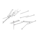 Maxbell 40Pcs High-carbon Steel Sea Fishing Worm Hooks Fishhook Live Bait Hooks
