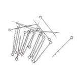 Maxbell 40Pcs High-carbon Steel Sea Fishing Worm Hooks Fishhook Live Bait Hooks