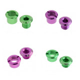 Maxbell Maxbell Crankset Bolts Chainring Bolts & Nuts For Mountain Bike Green Lengthen