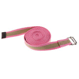 Maxbell Maxbell Yoga Stretch Strap D-Ring Belt Band Fitness Leg Exercise Training Pink khaki