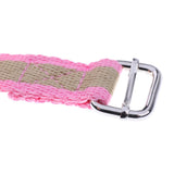 Maxbell Maxbell Yoga Stretch Strap D-Ring Belt Band Fitness Leg Exercise Training Pink khaki