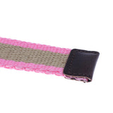 Maxbell Maxbell Yoga Stretch Strap D-Ring Belt Band Fitness Leg Exercise Training Pink khaki