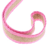 Maxbell Maxbell Yoga Stretch Strap D-Ring Belt Band Fitness Leg Exercise Training Pink khaki