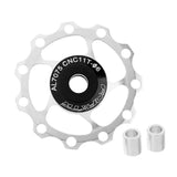 Maxbell Maxbell Bike Jockey Wheel Bicycle Rear Derailleur Guide Pulley 11T Bearing Silver