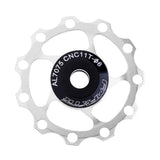 Maxbell Maxbell Bike Jockey Wheel Bicycle Rear Derailleur Guide Pulley 11T Bearing Silver