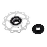 Maxbell Maxbell Bike Jockey Wheel Bicycle Rear Derailleur Guide Pulley 11T Bearing Silver