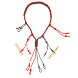 Maxbell Maxbell Duck Call Lanyard Secures 5 Calls Adjustable Loops Hunting Gear Army Green