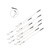 Maxbell 20Pcs Fishing Hair Rigs Assorted Hand Tied Carp Fishing Barbless Hooks
