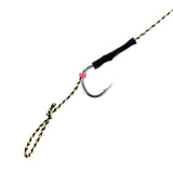 Maxbell 20pcs Carp Fishing Hair Rigs with Barbless Hooks Hand Tied Braided Thread