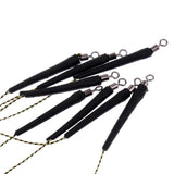 Maxbell 20Pcs Fishing Hair Rigs Assorted Hand Tied Carp Fishing Barbless Hooks