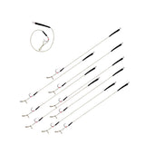 Maxbell 20pcs Carp Fishing Hair Rigs with Barbless Hooks Hand Tied Braided Thread