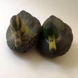 Maxbell 2pcs Lifelike Duck Floating Hunting Shooting Drake Duck Decoy Garden Decor