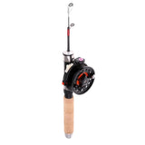 Maxbell Telescopic Mini Ultra-light Ice Fishing Rod Pole Fishing Tool Wood+4B Reel - Aladdin Shoppers