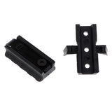 Maxbell Plactic Tactical Fast Helmet Accessory ABS Buckle Picatinny Adapter Black - Aladdin Shoppers