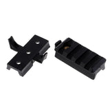 Maxbell Plactic Tactical Fast Helmet Accessory ABS Buckle Picatinny Adapter Black - Aladdin Shoppers