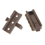 Maxbell Plactic Tactical Fast Helmet Accessory ABS Buckle Picatinny Adapter Khaki - Aladdin Shoppers