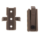 Maxbell Plactic Tactical Fast Helmet Accessory ABS Buckle Picatinny Adapter Khaki - Aladdin Shoppers