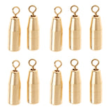 Maxbell 20pcs Fishing Brass Sinker Drop Shot Slider Weights Finesse Sinker Tackle