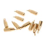Maxbell 20pcs Brass Sinker Drop Shot Weights Sinker Perch Pike Sea Fishing Tackle